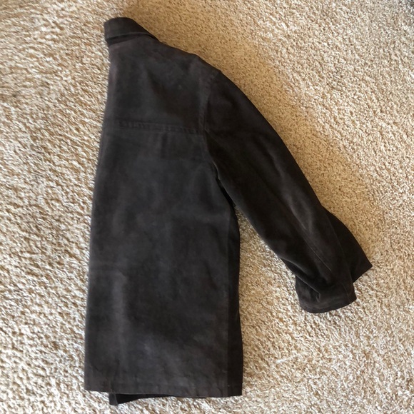 Jcrew xl men’s 100%leather, suede fully lined coat - Picture 2 of 4